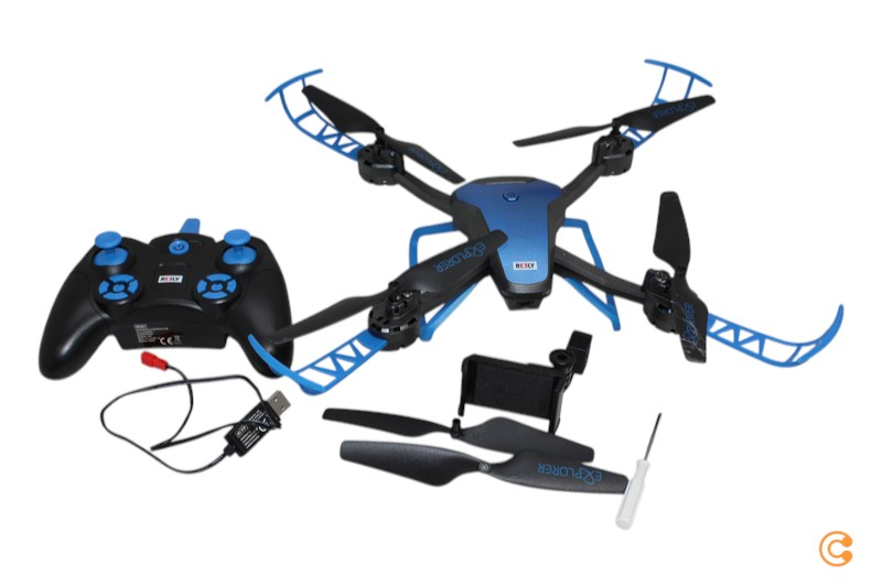 Reely Marathon Quadrocopter Rt F Einsteiger Kameraflug Blau Siehe Text/Foto C-Ware - 4064161317809