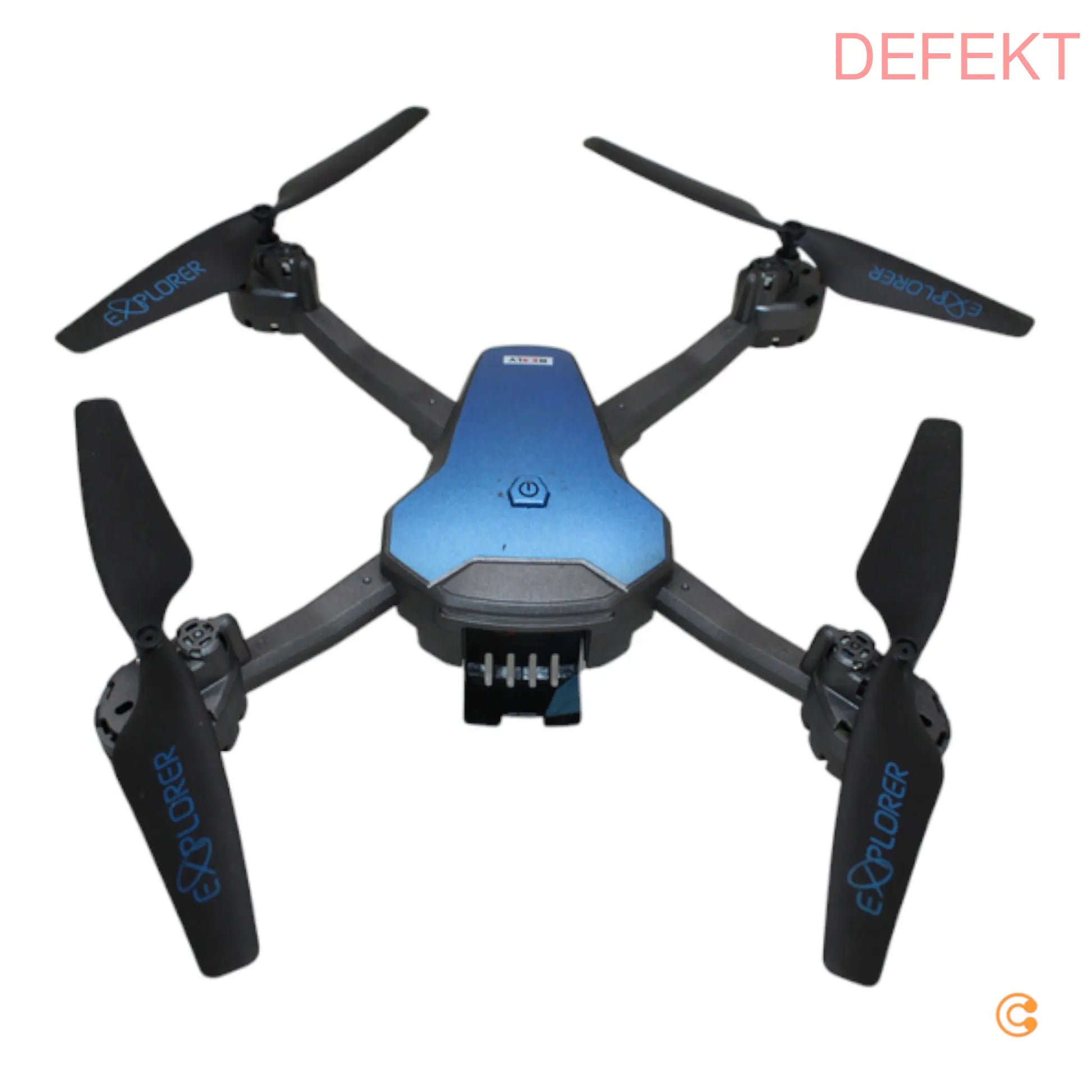 Reely Marathon Quadrocopter Rt F Einsteiger Kameraflug Blau Metallic Defektware D-Ware - 4064161317809