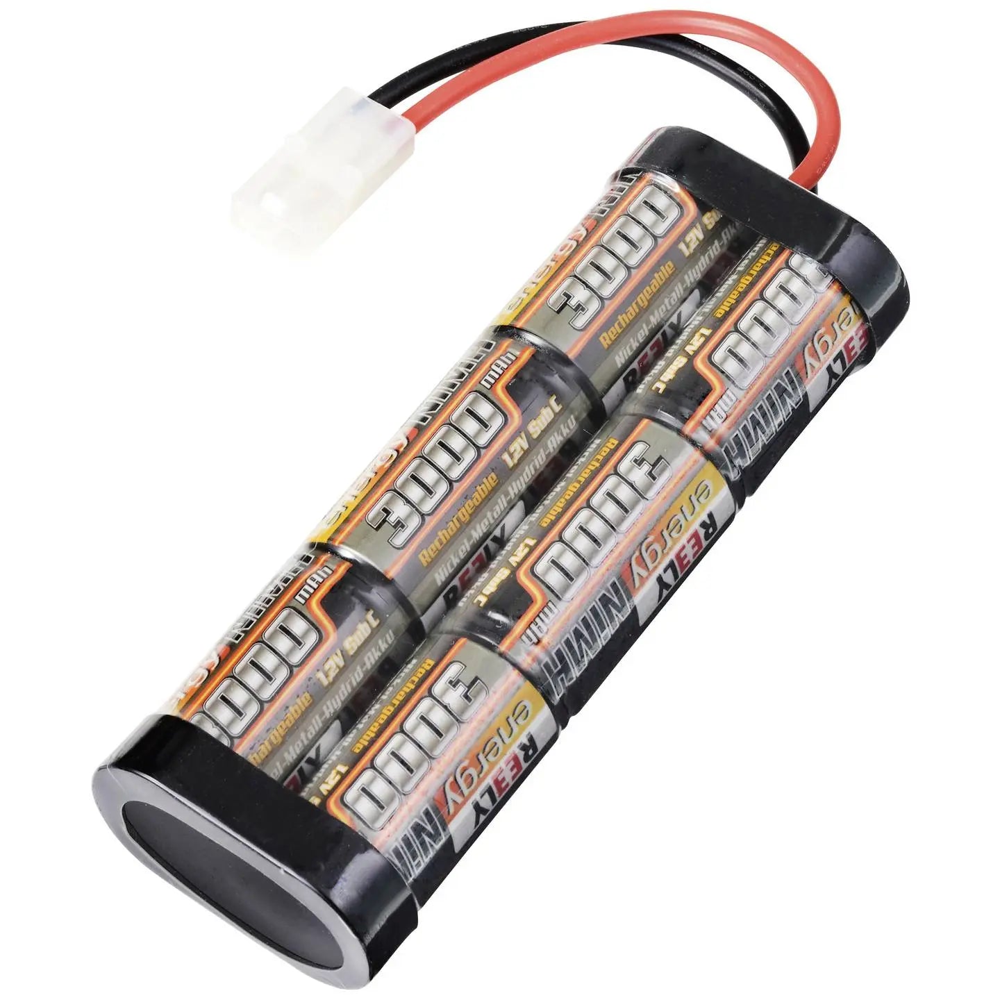 B-Ware Reely Akkupack Batterie Modellbau Ni Mh Sub C 3000m Ah 72 V Tamiya Stick Grün - 4064161233376