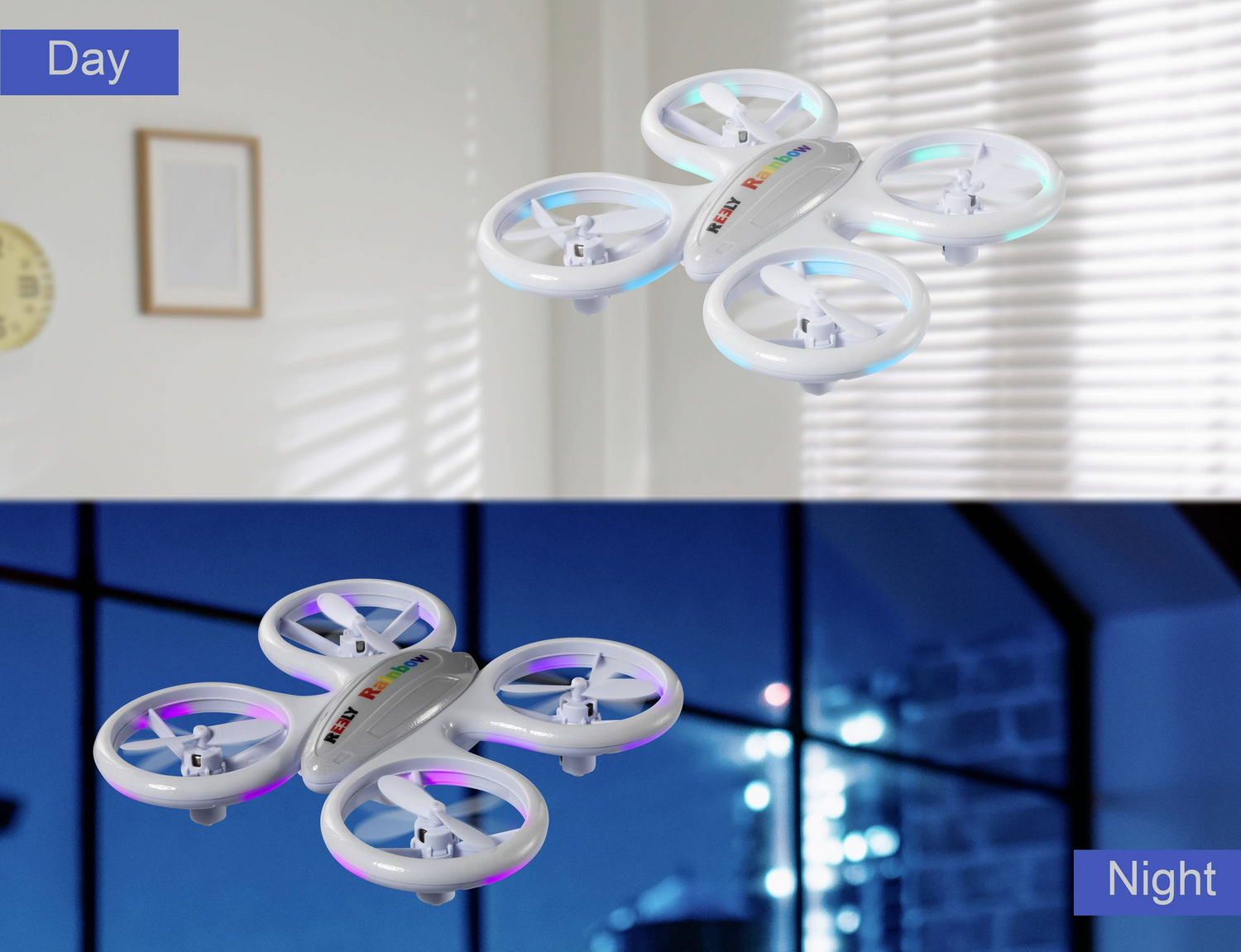 D-Ware Reely Rainbow Quadrocopter Rt F Einsteigerdrohne Modellbau Drohne Defektware - 4064161250250