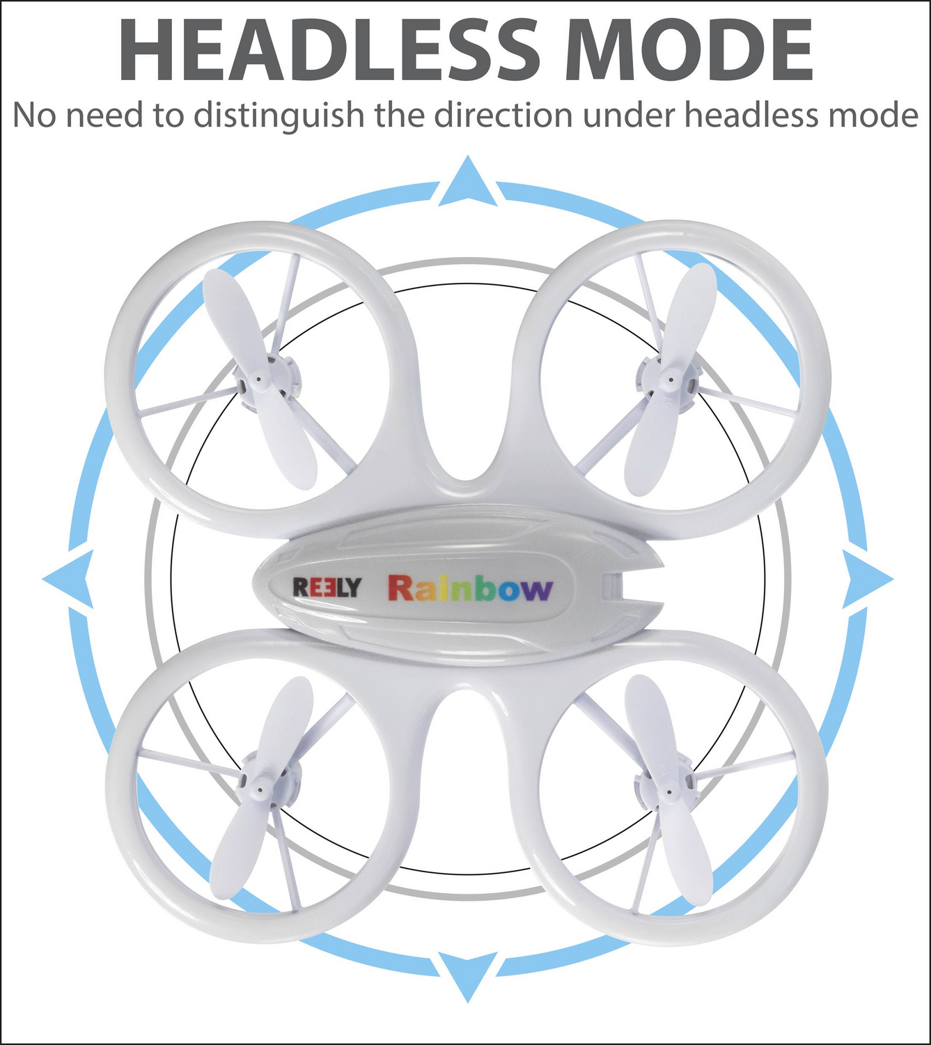 D-Ware Reely Rainbow Quadrocopter Rt F Einsteigerdrohne Modellbau Drohne Defektware - 4064161250250