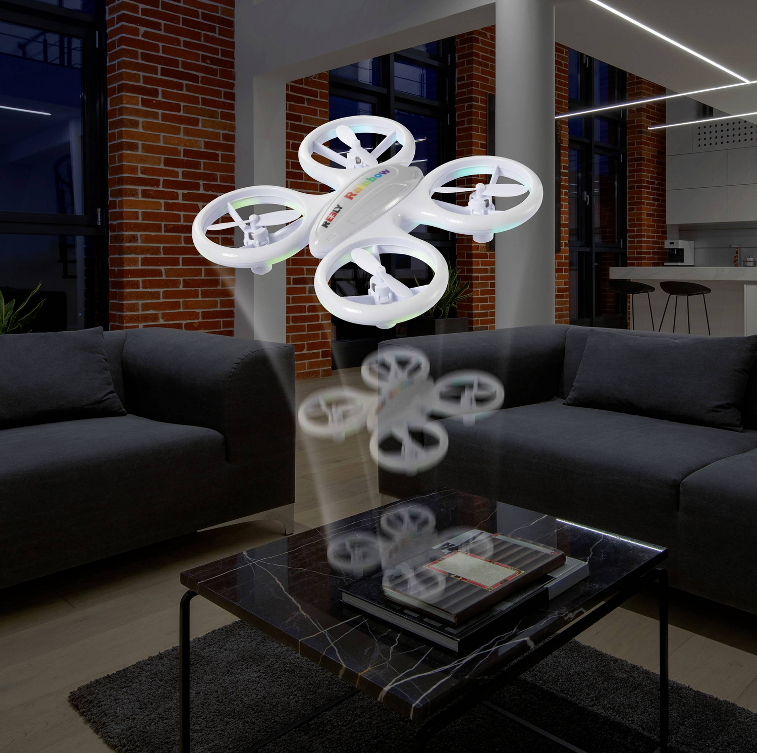 D-Ware Reely Rainbow Quadrocopter Rt F Einsteigerdrohne Modellbau Drohne Defektware - 4064161250250
