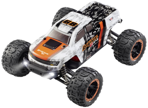 B-Ware Reely Ra Vage 4x4 V2 Orange/Weiß Brushed 1:16 Rc Modellauto Elektro Monstertruck