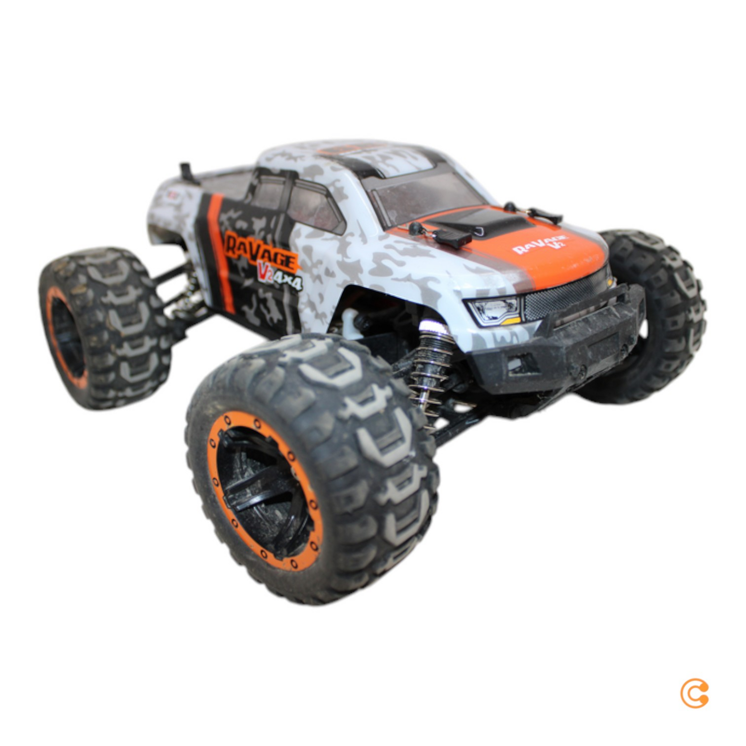 Reely Ra Vage 4x4 V2 Orange/Weiß Brushed 1:16 Rc Modellauto Siehe Text/Foto B-Ware - 4064161325002