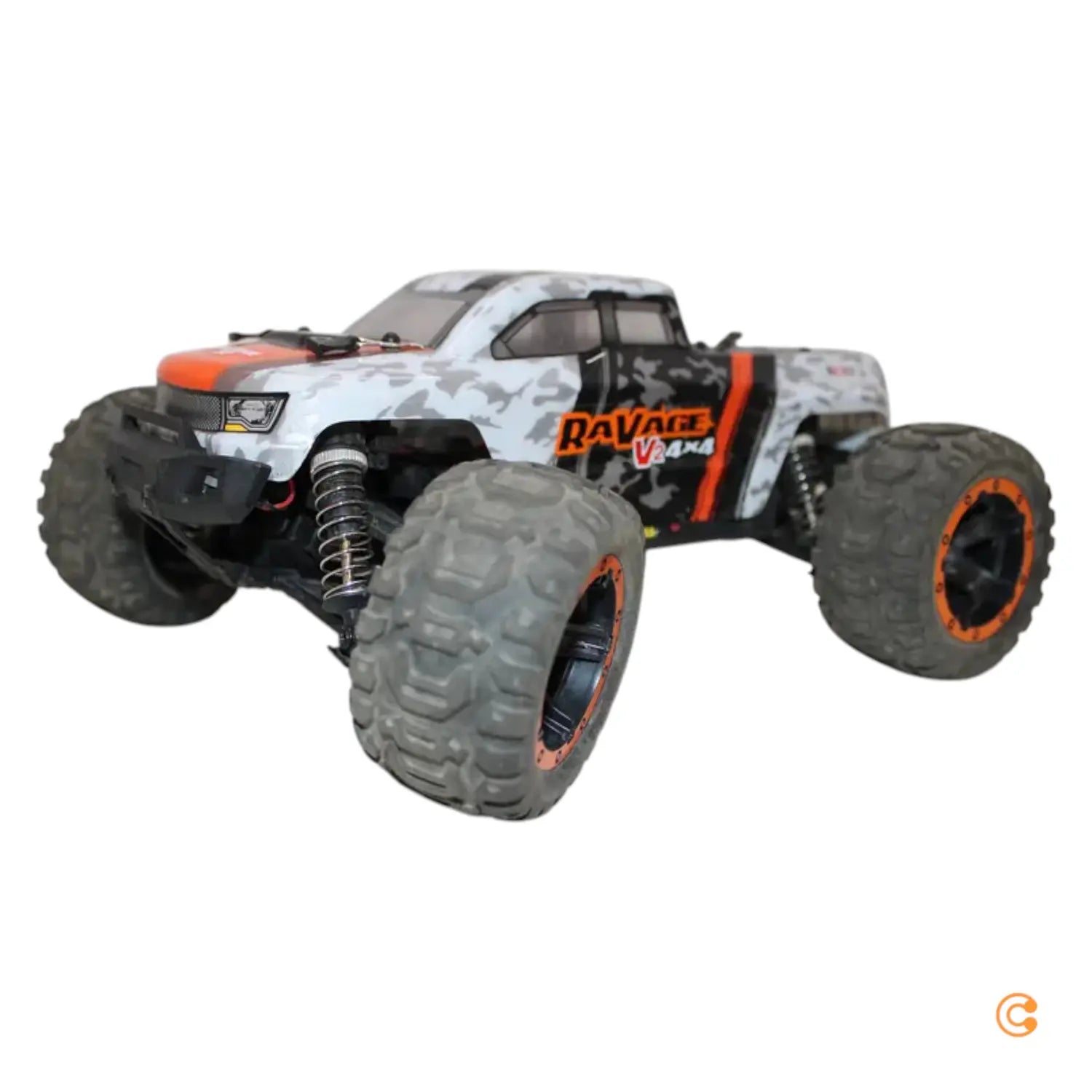 Reely Ra Vage 4x4 V2 Orange/Weiß Brushed 1:16 Rc Modellauto Siehe Text/Foto C-Ware - 4064161325002