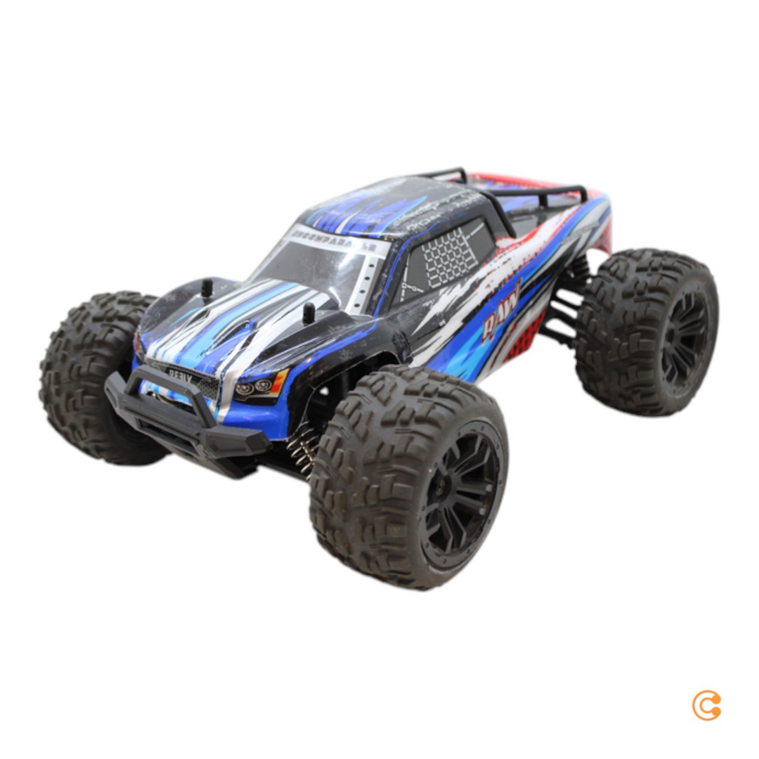 Reely Raw Blau Brushed 1:14 Rc Modellauto Elektro Monstertruck 4 W Defektware D-Ware - 4064161189697