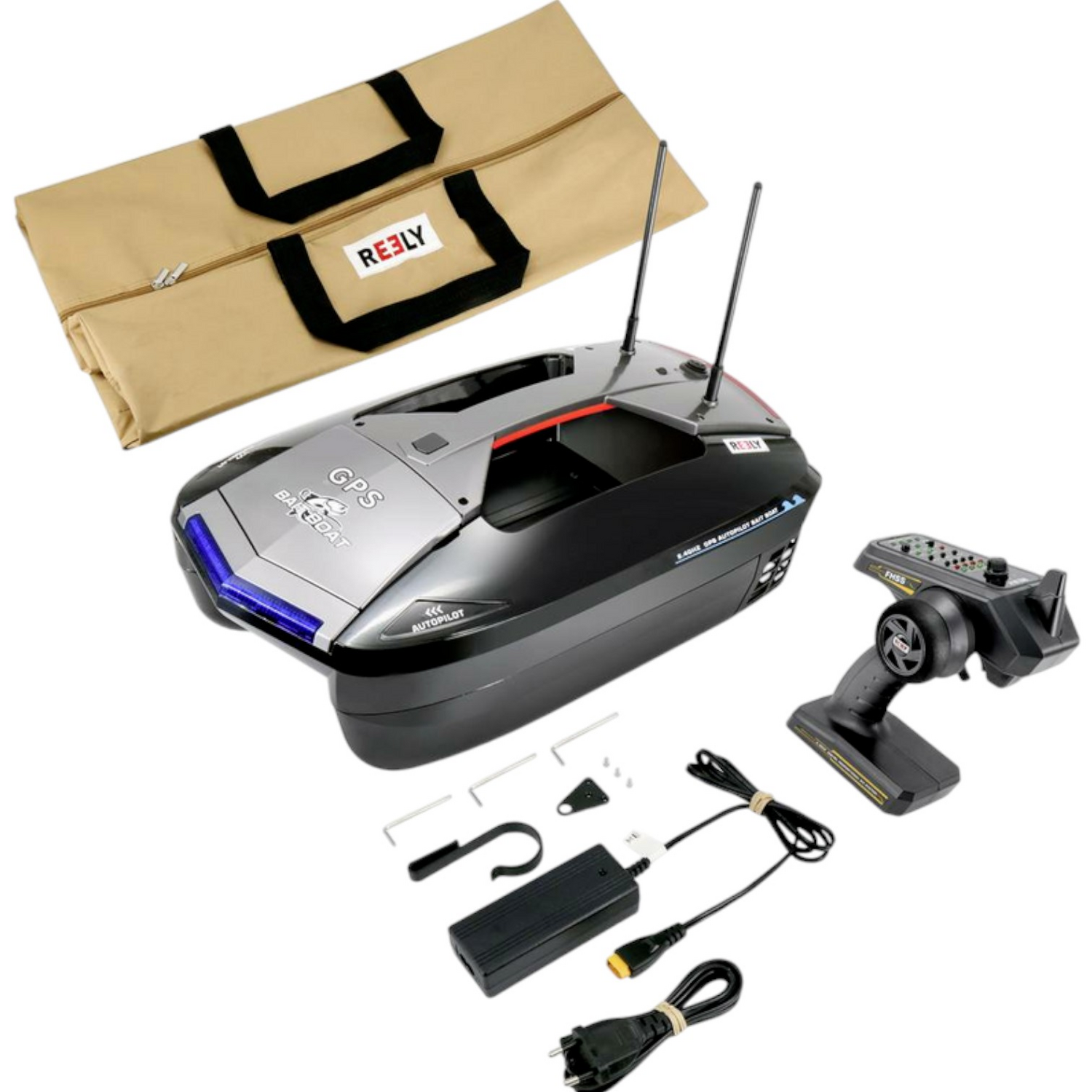 Reely Ry Bt600 Gps Rc Futterboot Köderboot Baitboat Fischerköder Siehe Text/Foto C-Ware - 4064161195971