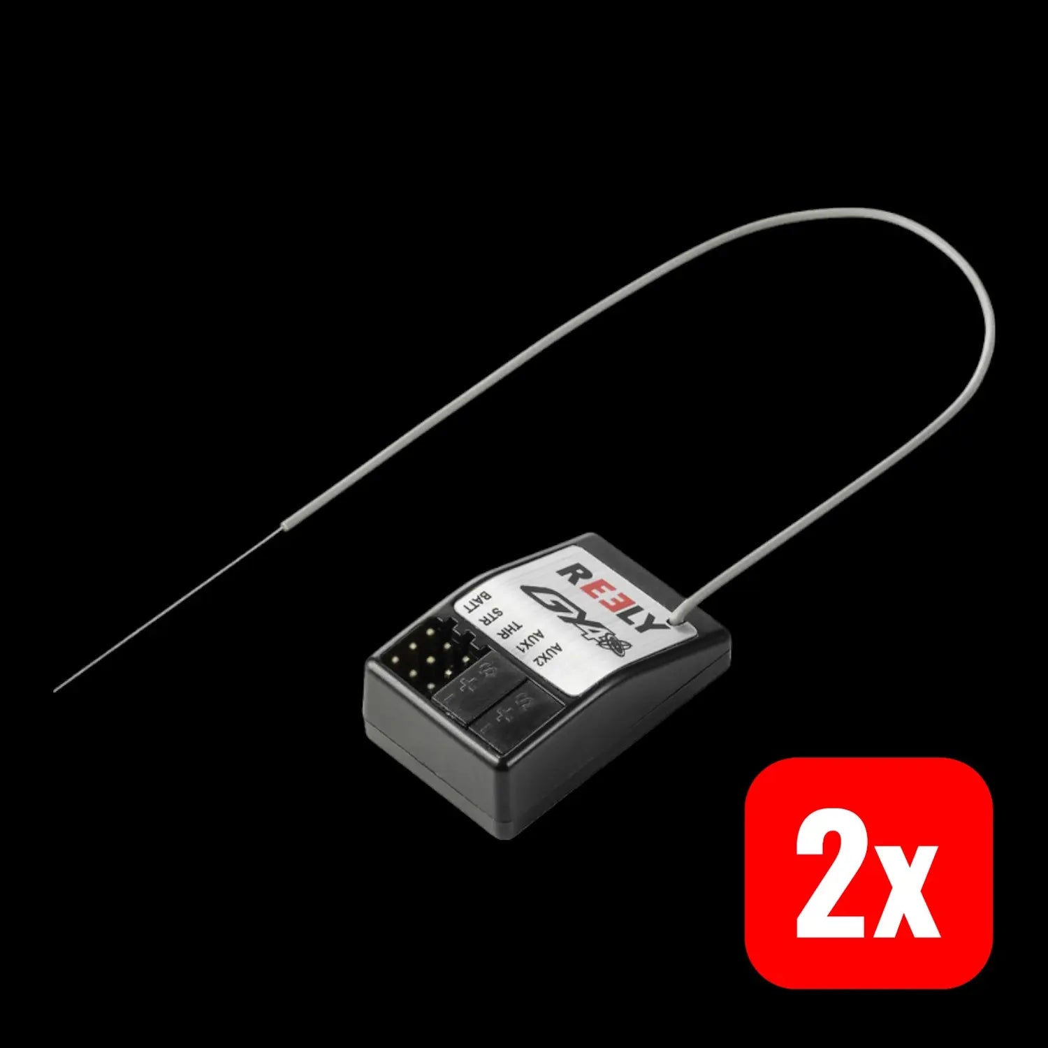 B-Ware Reely Ry4 4 Kanal Gyro Empfänger 2,4 G Hz Stecksystem Jr Stecker 2 Stück - 4064161233888