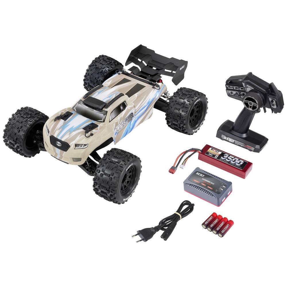 Reely Thor Kreidegrau Brushless 1:10 RC Modellauto Elektro Monstertruck Allrad - 4064161258126