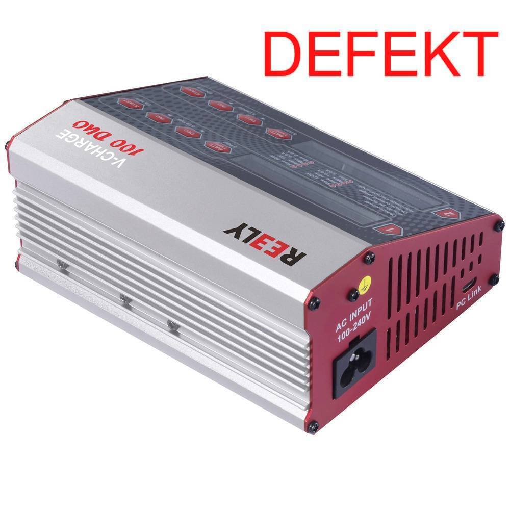 D-Ware Reely V Charge 100 Duo V Charge Ladegerät Batterie Ladegerät Li Po Defektware - 4064161246086