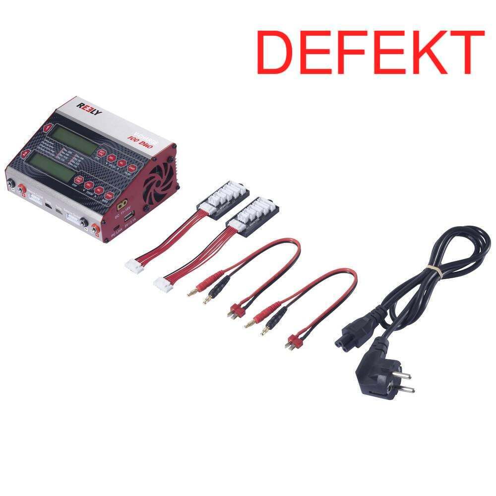 D-Ware Reely V Charge 100 Duo V Charge Ladegerät Batterie Ladegerät Li Po Defektware - 4064161246086