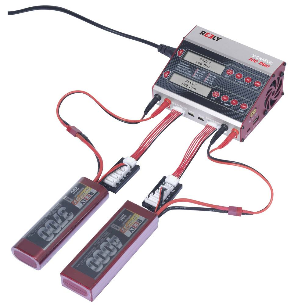 B-Ware Reely V Charge 100 Duo V Charge Ladegerät Batterie Ladegerät Li Po Akkugerät - 4064161246086
