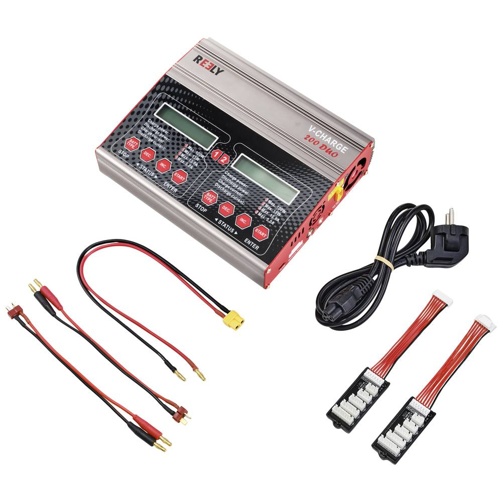 B-Ware Reely V Charge 200 Duo Ladegerät Charger Schnellladegerät Li Po Akku Akkugerät