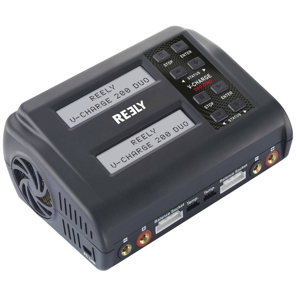 B-Ware Reely V Charge 200 Duo Modellbau Ladegerät 10 A Li Ion Li Po Li Fe Po Li Hv Ladegerät - 4064161245041