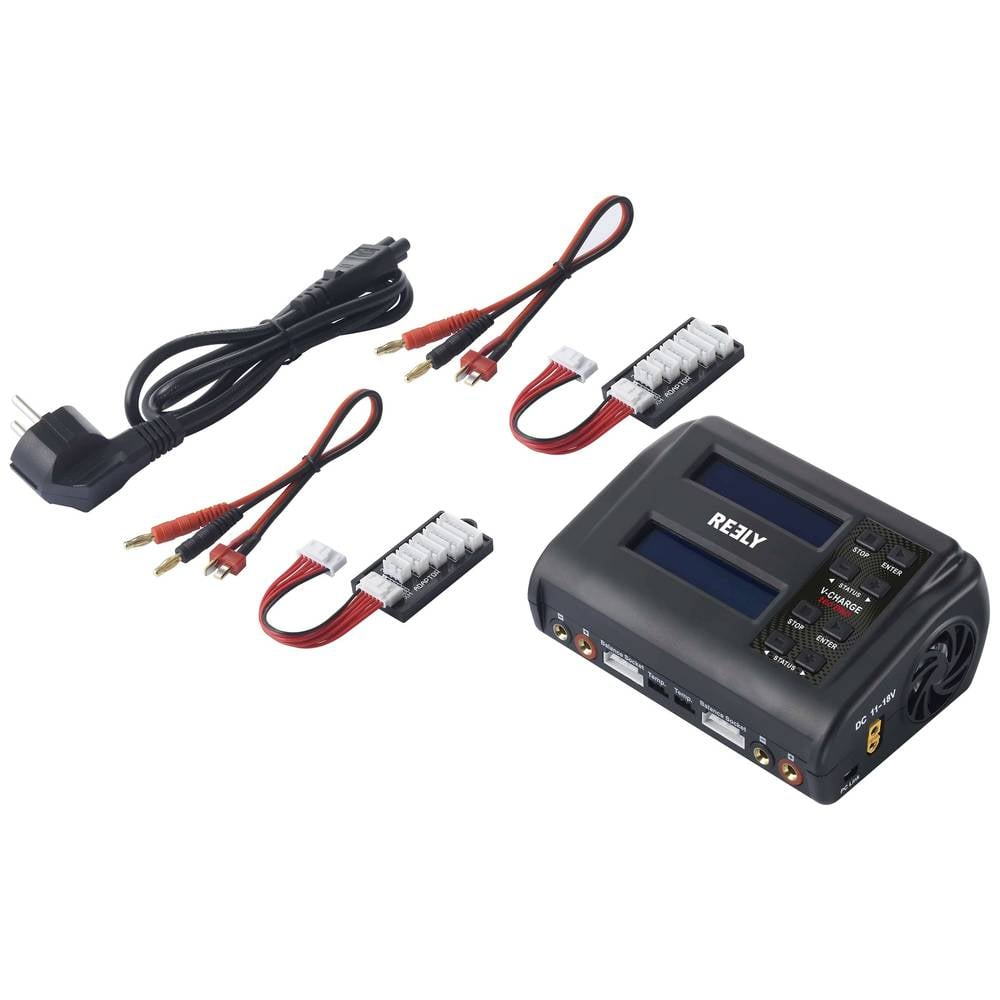 B-Ware Reely V Charge 200 Duo Modellbau Ladegerät 10 A Li Ion Li Po Li Fe Po Li Hv Ladegerät - 4064161245041