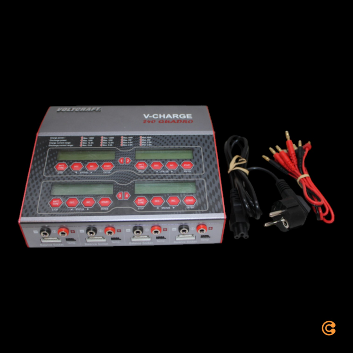 Voltcraft V Charge 240 Quadro Modellbau Multifunktionsladegerät Defektware D-Ware - 4064161244334
