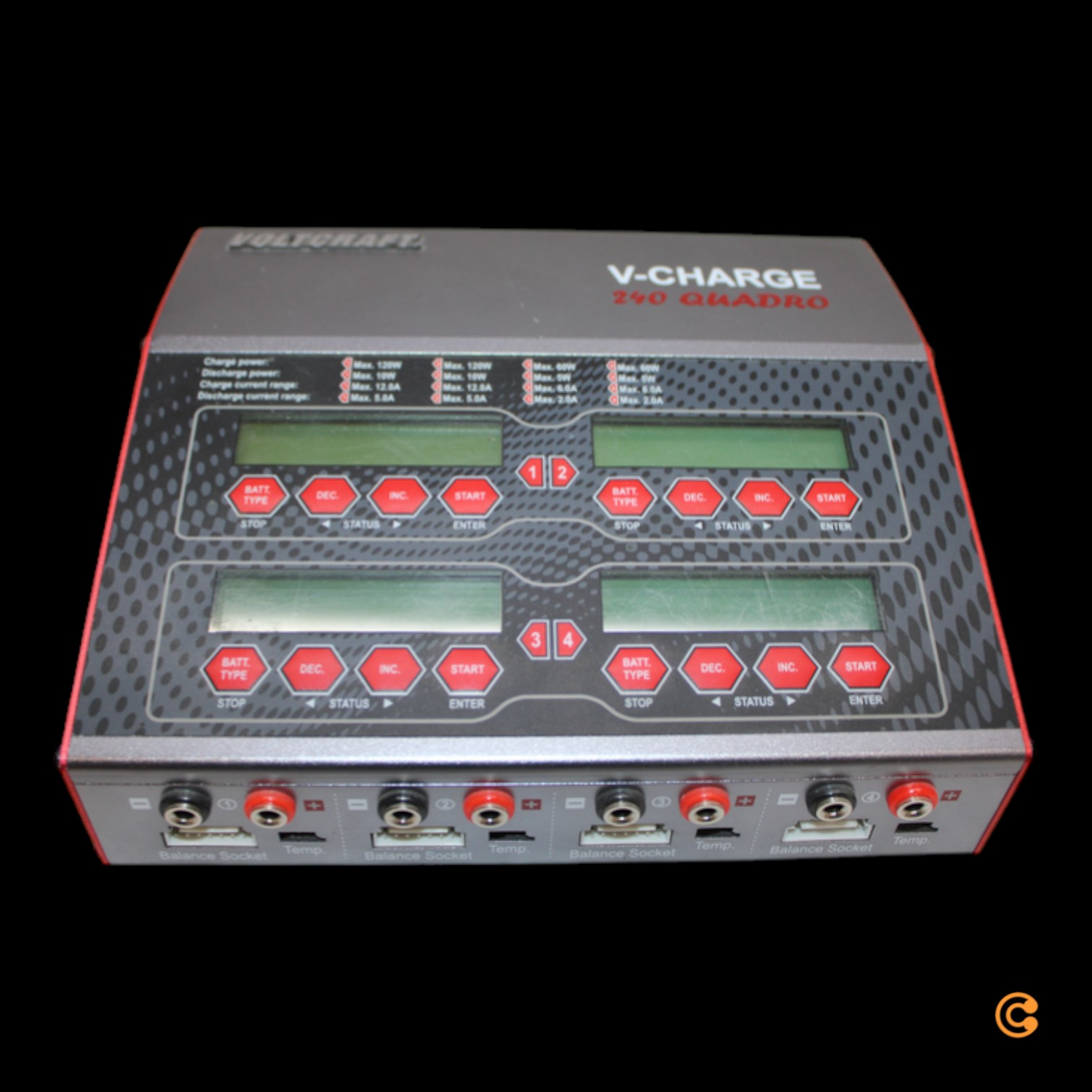 Voltcraft V Charge 240 Quadro Modellbau Multifunktionsladegerät Defektware D-Ware - 4064161244334