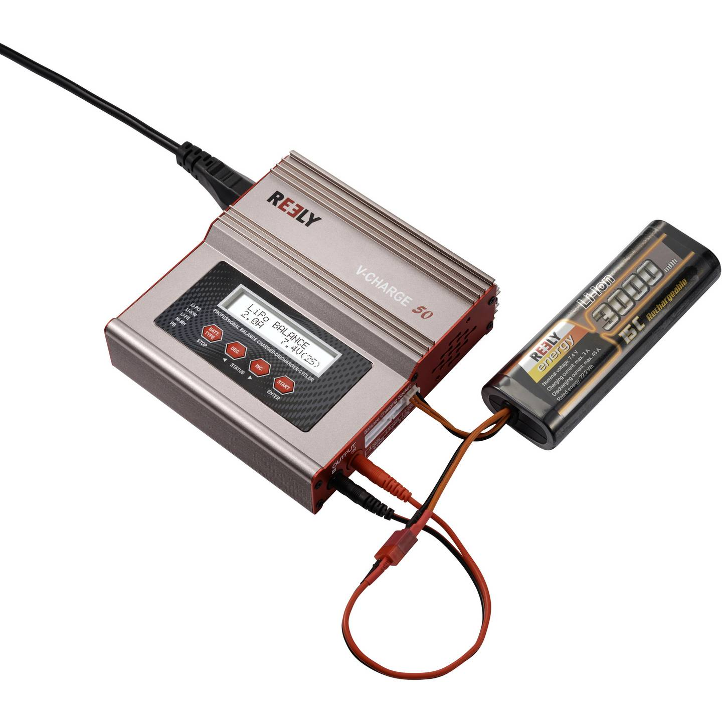 B-Ware Reely V Charge 50 Ladegerät Multifunktionsgerät Modellbau Li Ion 50 W Balancer 988 - 4064161242644