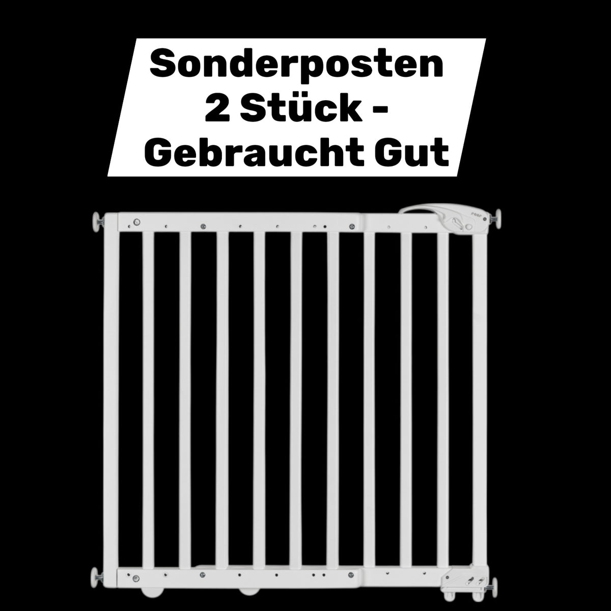 reer Klemm- und Schraubgitter Schutzgitter Treppenschutzgitter 63-106cm 2 STÜCK - 2000586274206