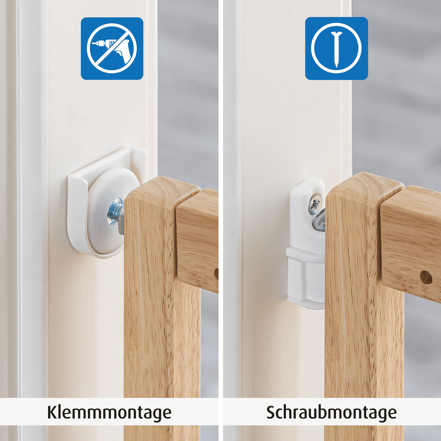 B-Ware Reer Klemmgitter Schraubgitter 63 106 Cm Treppengitter Babygitter Baby Sicherung - 2000586274503