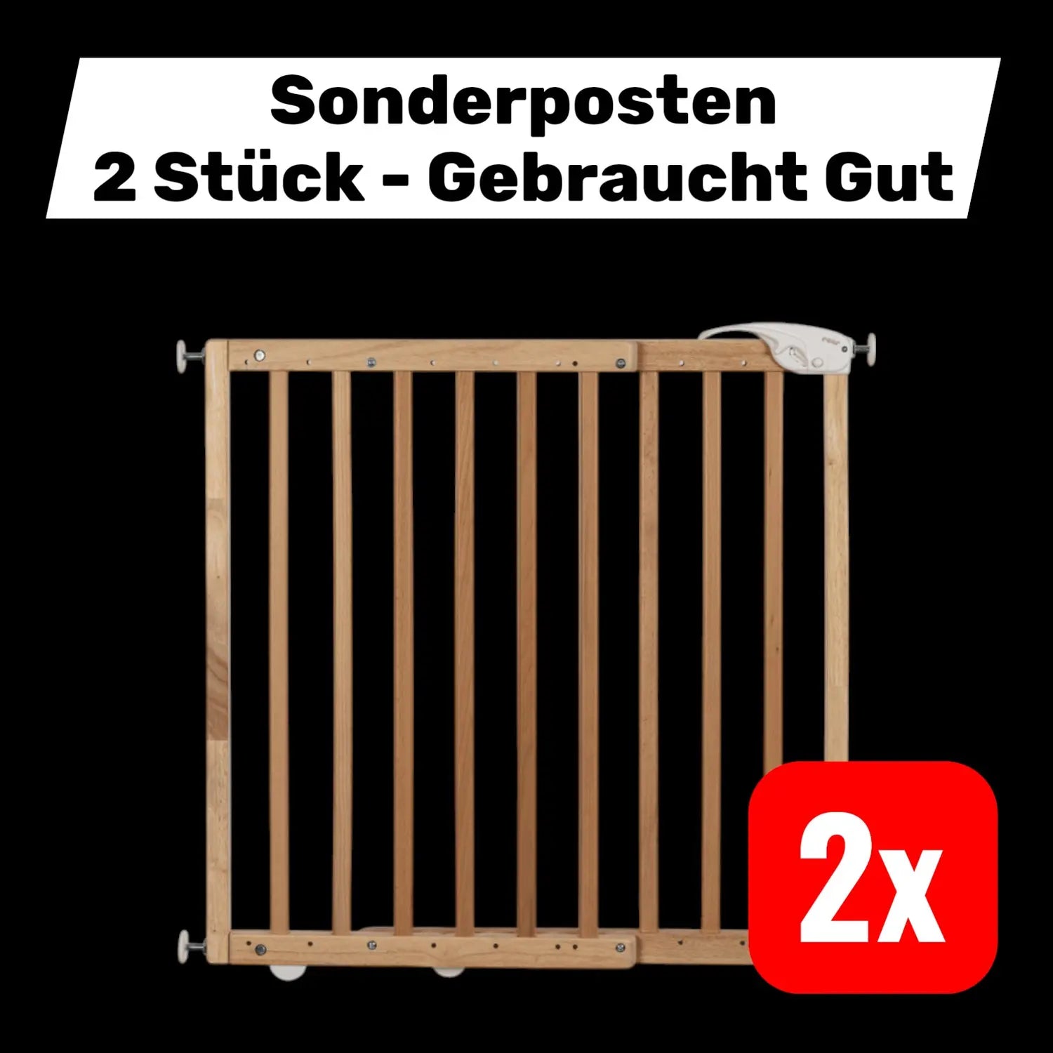 B-Ware Reer Klemm  Und Schraubgitter 63 106cm Gitter Treppengitter 2 Stück