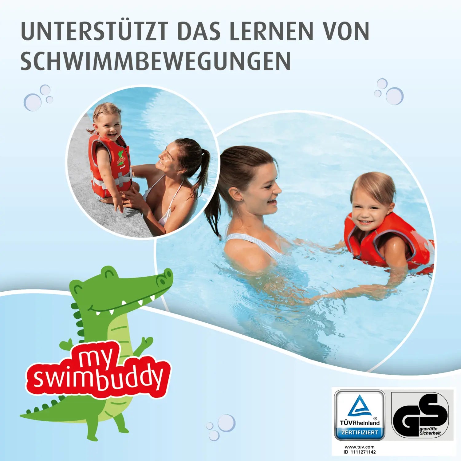 B-Ware Reer Schwimmlernweste Schwimmhilfe Myswimbuddy Kinderweste Rot Auftriebshilfe S - 4013283660348