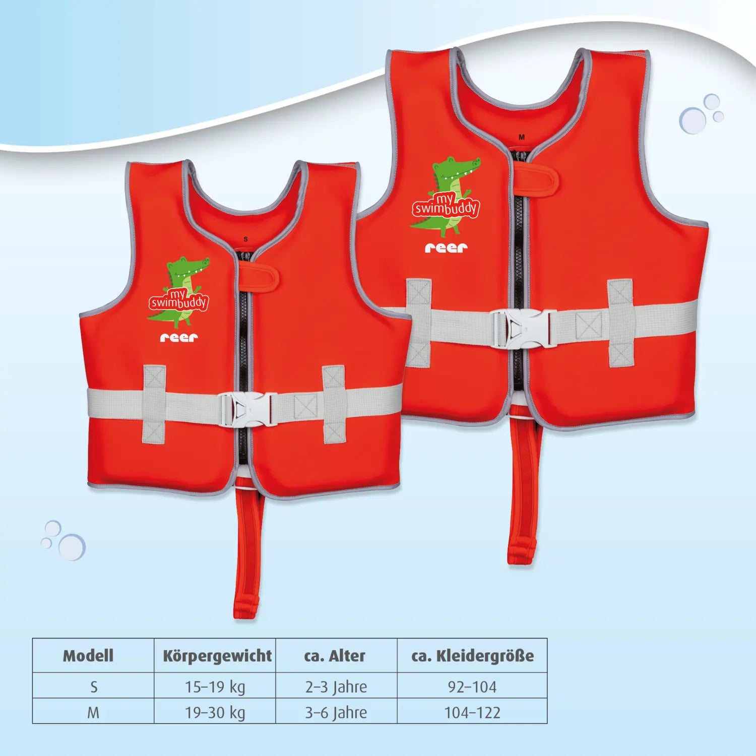 B-Ware Reer Schwimmlernweste Schwimmhilfe Myswimbuddy Kinderweste Rot Auftriebshilfe S - 4013283660348