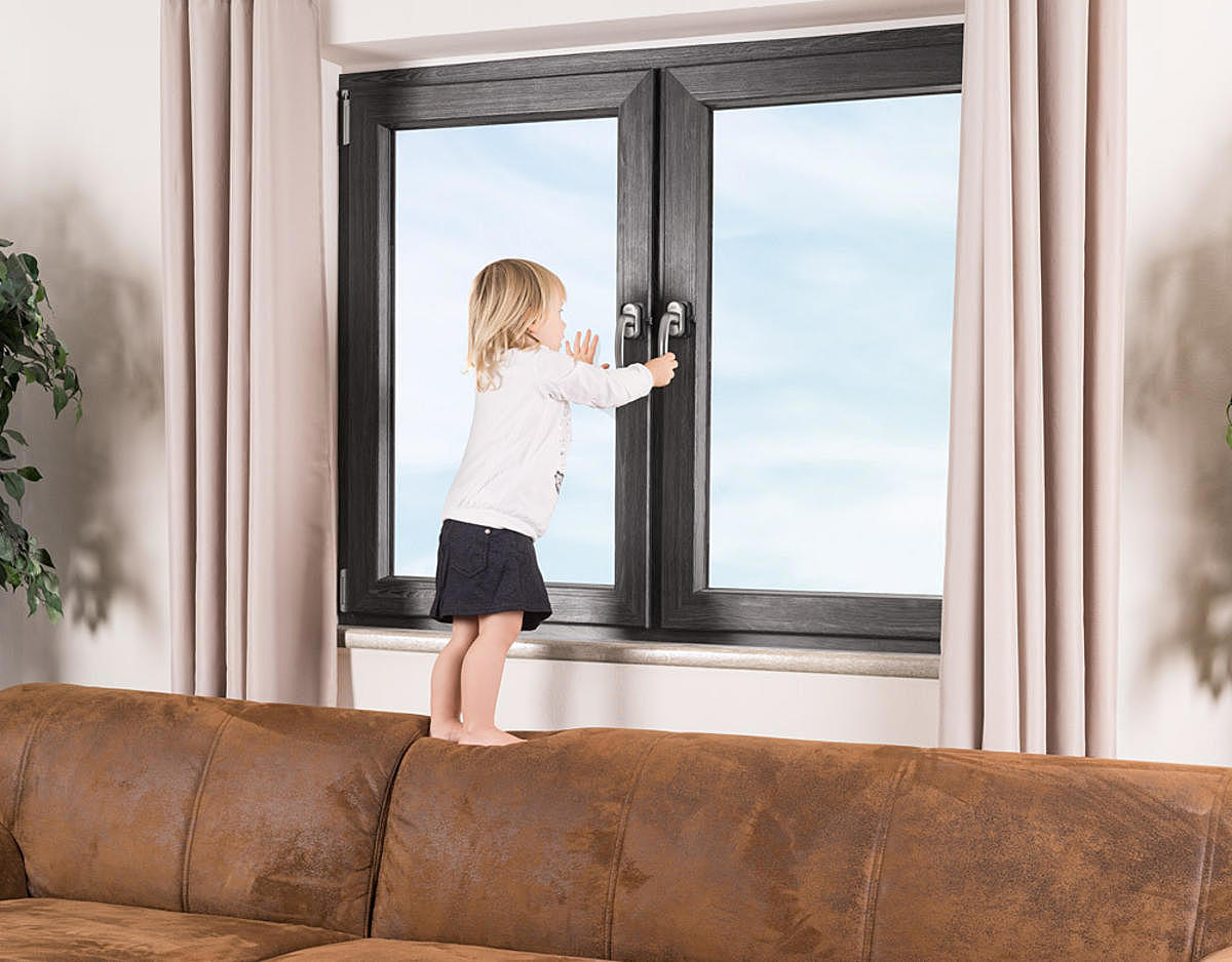 B-Ware Reer Fenstersicherung Kindersicherung Win Lock Fenster Balkontürsicherung 2 Stück - 4013283700211