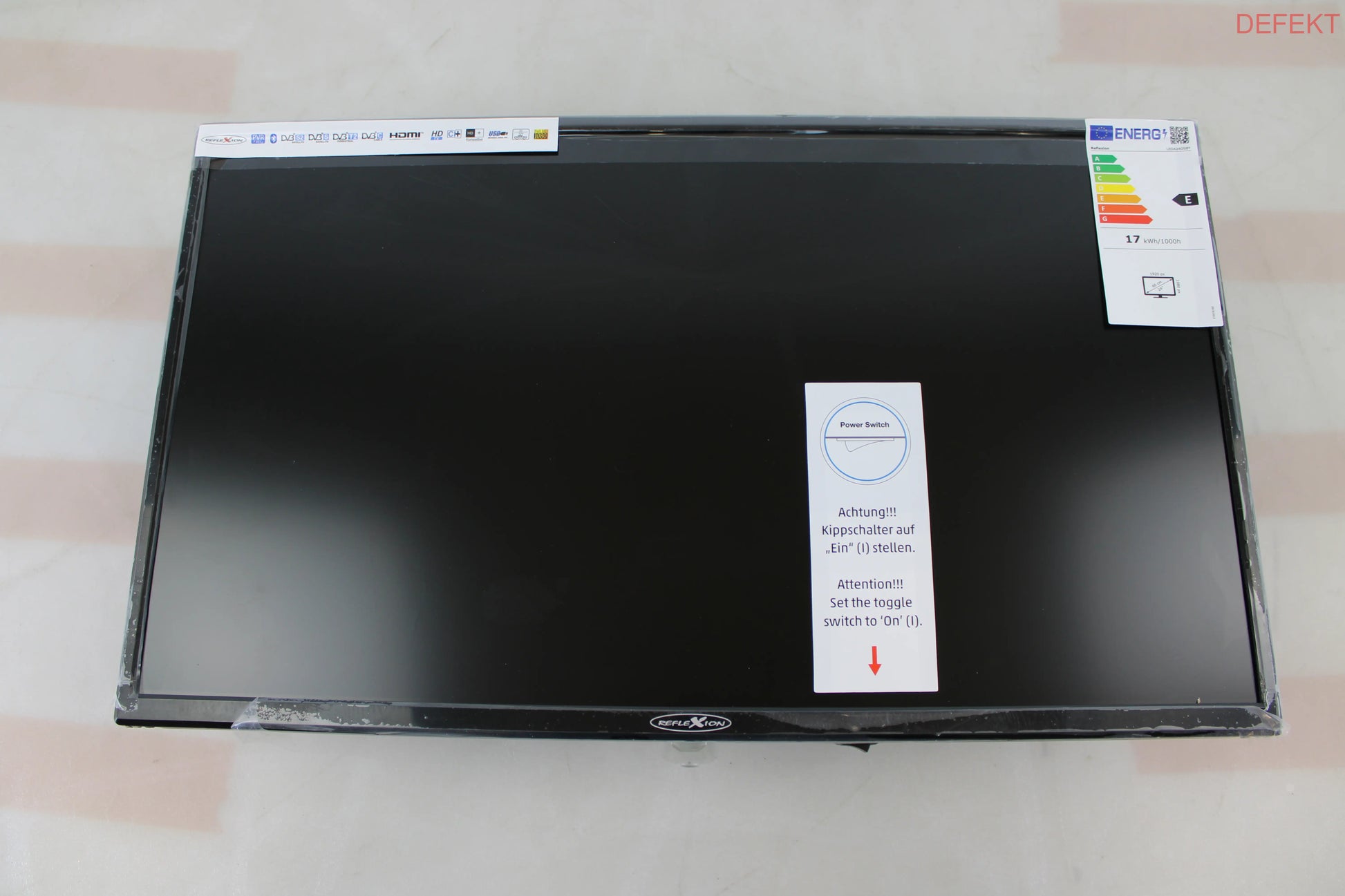 D-Ware Reflexion Tragbarer Fernseher Tv Smart Tv Wlan Akku 24 Zoll 60 Hz Defektware - 4260664981435