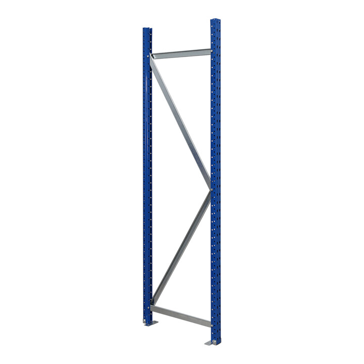 B-Ware Regalwerk Emma Rahmen Stützrahmen Ständerprofil 2000x1000 Mm Ral 5010 Verzinkt