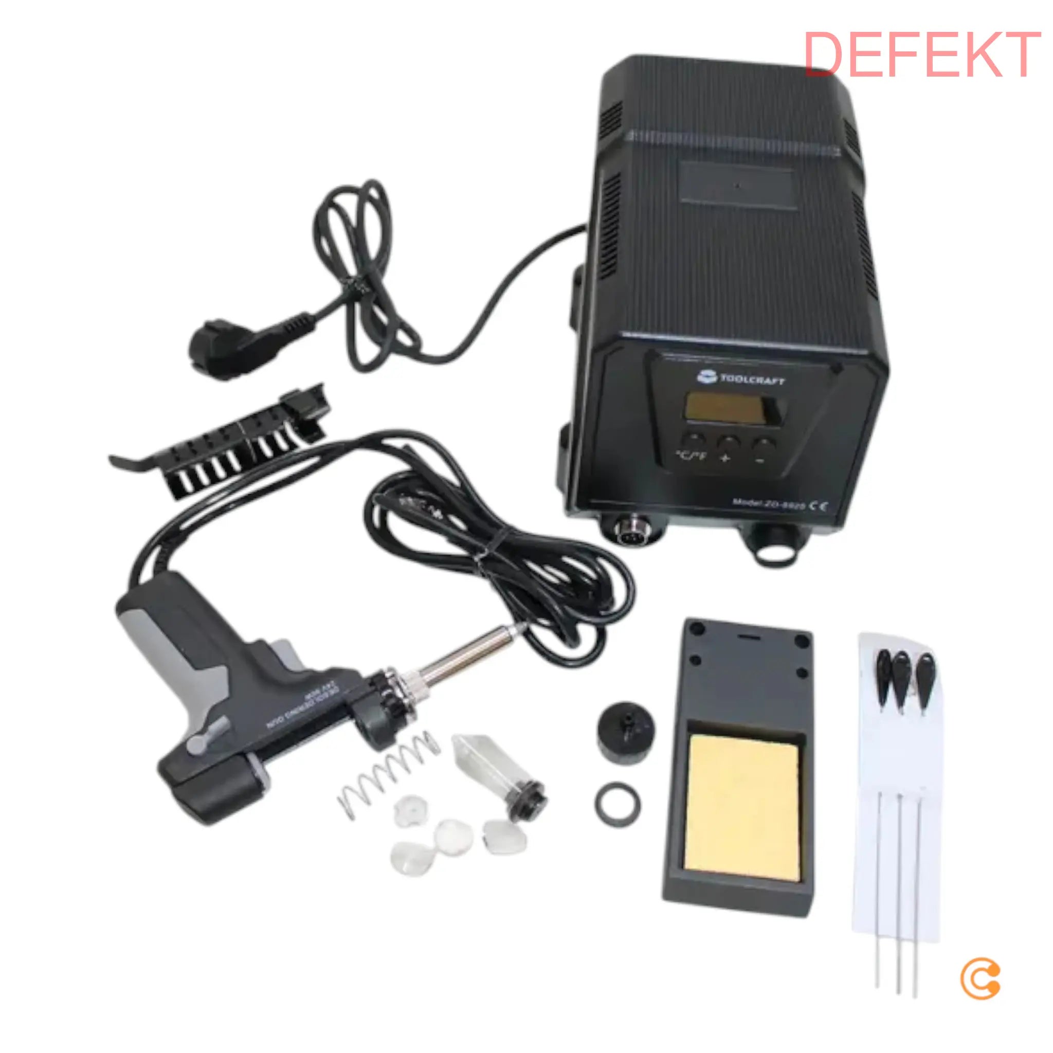 Toolcraft Entlötstation Zd 8925 Digital 90 W 160   480°C Löten Defektware D-Ware - 4053199518142