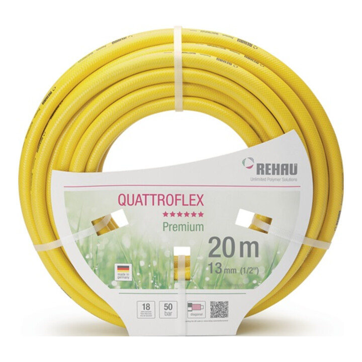 B-Ware Rehau Wasserschlauch Leitung Schlauch Gelb 25m 25mm Pvc Textilverstärkung - 4007360588984