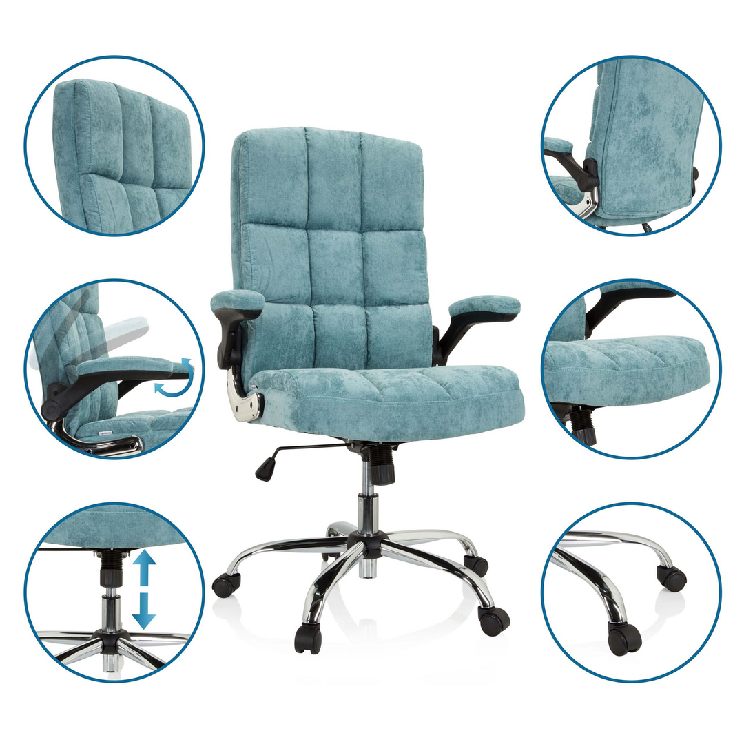 My Buero Relax Wd 100 | Cord Home Office Chefsessel Schreibtischstuhl Stuhl Grün B-Ware - 4064323106180