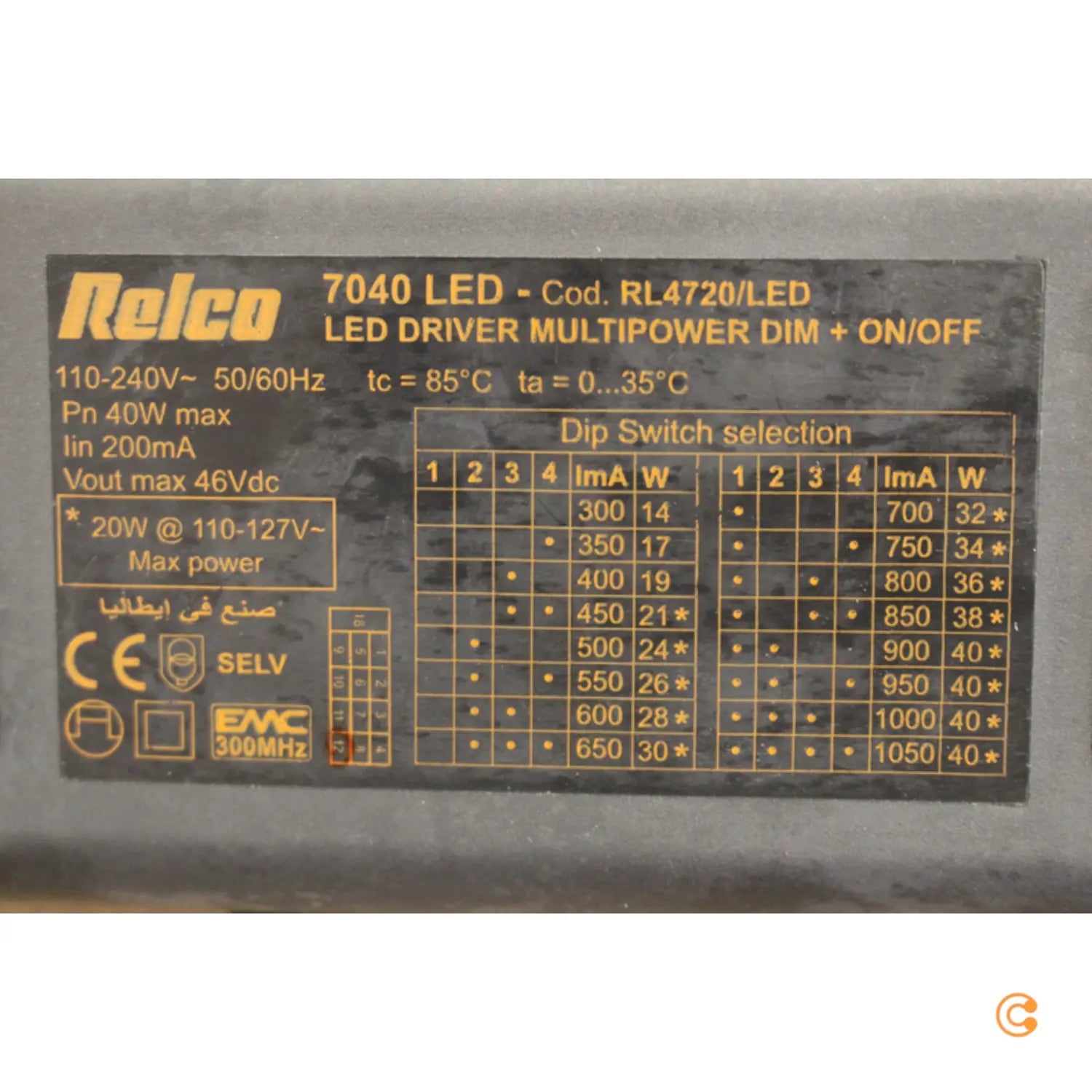 B-Ware Relco 7040 Led Rl4720 Led Led Treiber Netzteil Konstantstrom Beleuchtung Dimmer - 4251545417853