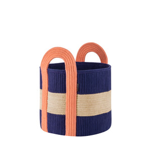 B-Ware Remember Korb Colombo Aufbewahrungskorb Tragekorb Regalkorb Organizer blau coral