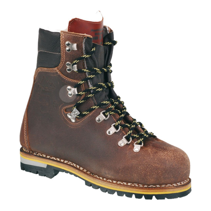 Remisberg Forststiefel Sicherheitsstiefel S2 Juchten Rindleder Braun Größe 44 B-Ware - 4018949430945