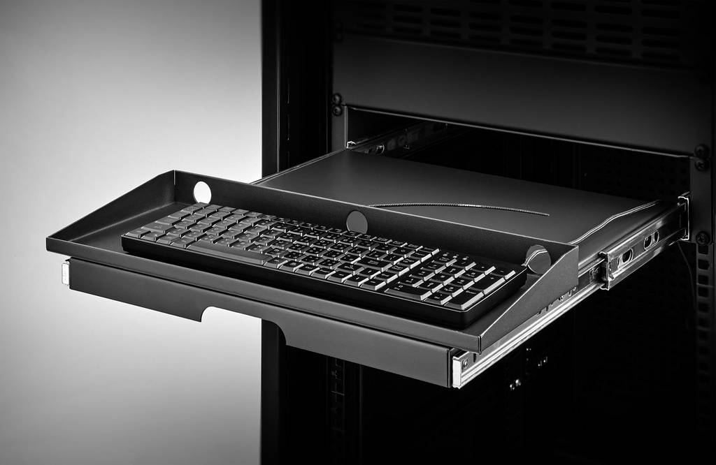 Renkforce RF-3429156 19 Zoll Netzwerkschrank-Schublade 2 HE Ausziehbar ab 500mm - 4053199558186