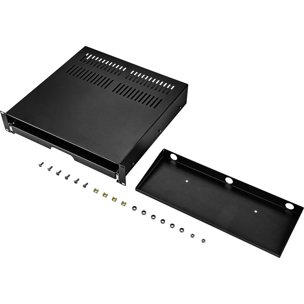Renkforce RF-3429156 19 Zoll Netzwerkschrank-Schublade 2 HE Ausziehbar ab 500mm - 4053199558186