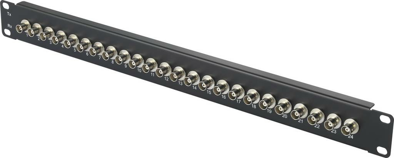 B-Ware Renkforce 24 Port Bnc Patchpanel  Netzwerk Installation Patch Panel 19 He - 4064161082271