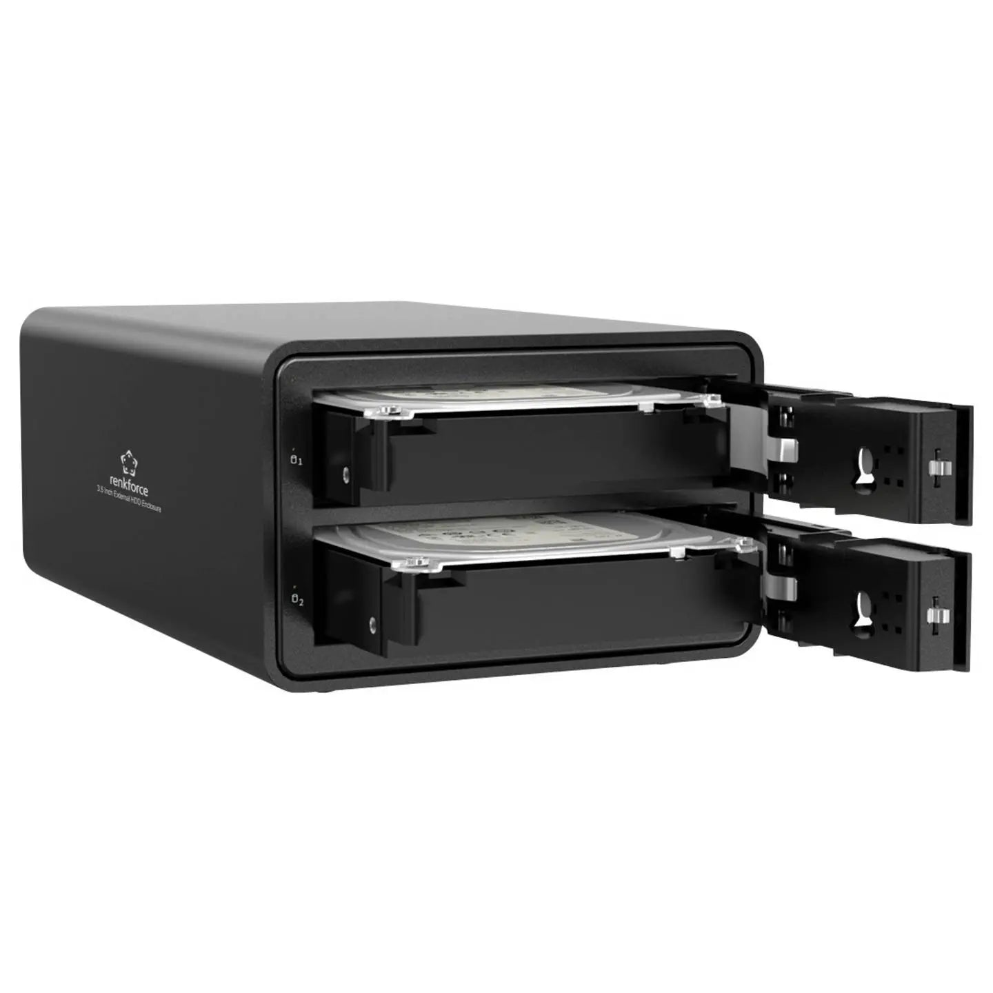 B-Ware Renkforce Festplattengehäuse Speicherbox Hdd Usb 3.0 Aluminium 2 Bay 3 5 Zoll151 - 4064161339696