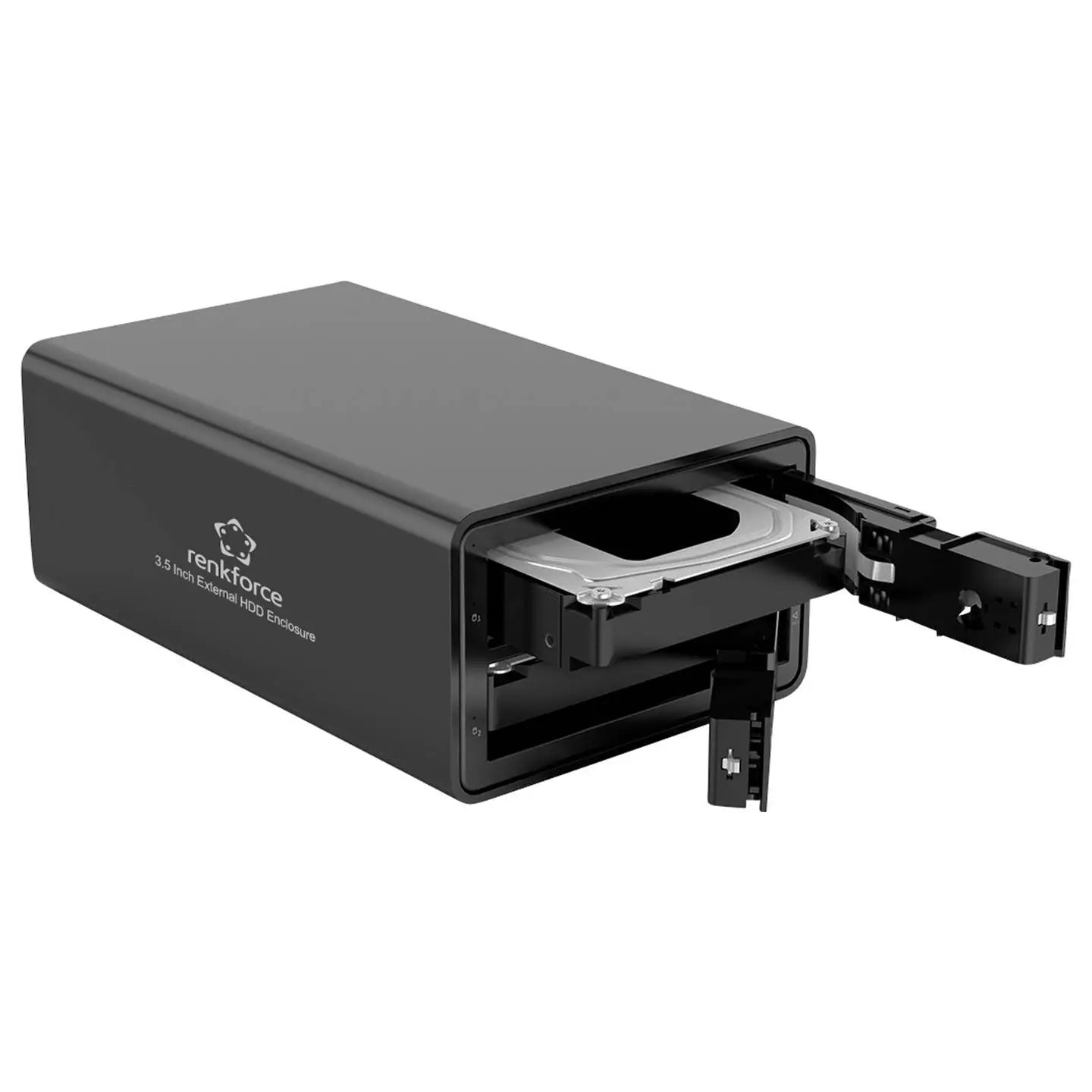 B-Ware Renkforce Festplattengehäuse Speicherbox Hdd Usb 3.0 Aluminium 2 Bay 3 5 Zoll151 - 4064161339696