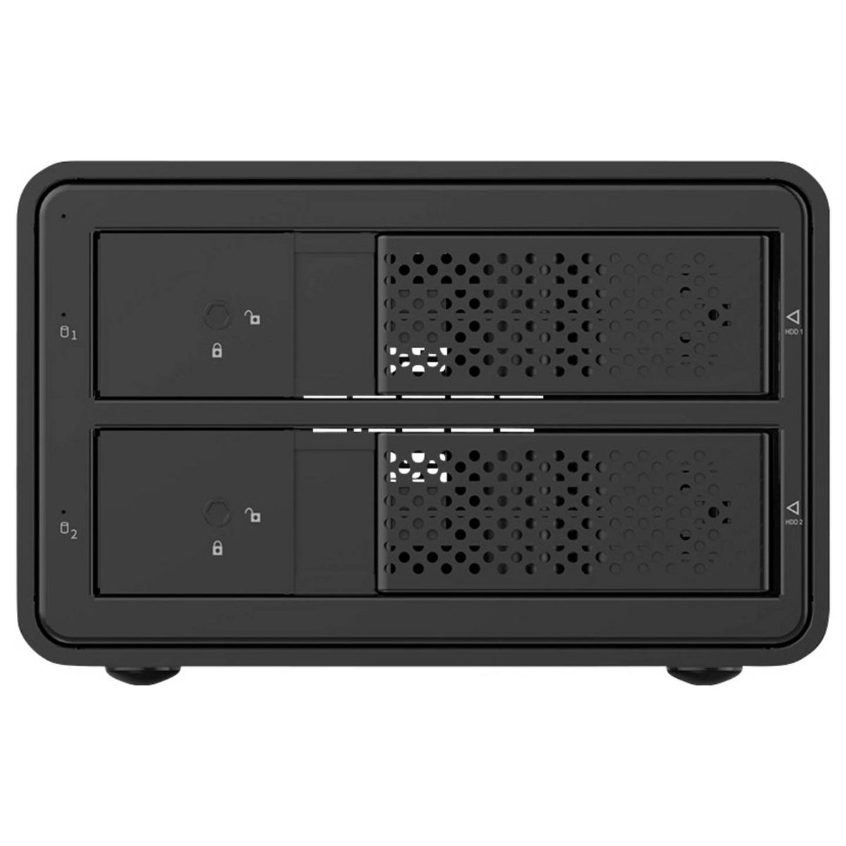 RENKFORCE 2BAY 3,5" HDD-Gehäuse USB 3.0 für 2 SATA-Festplatten bis 16 TB - 4064161339696