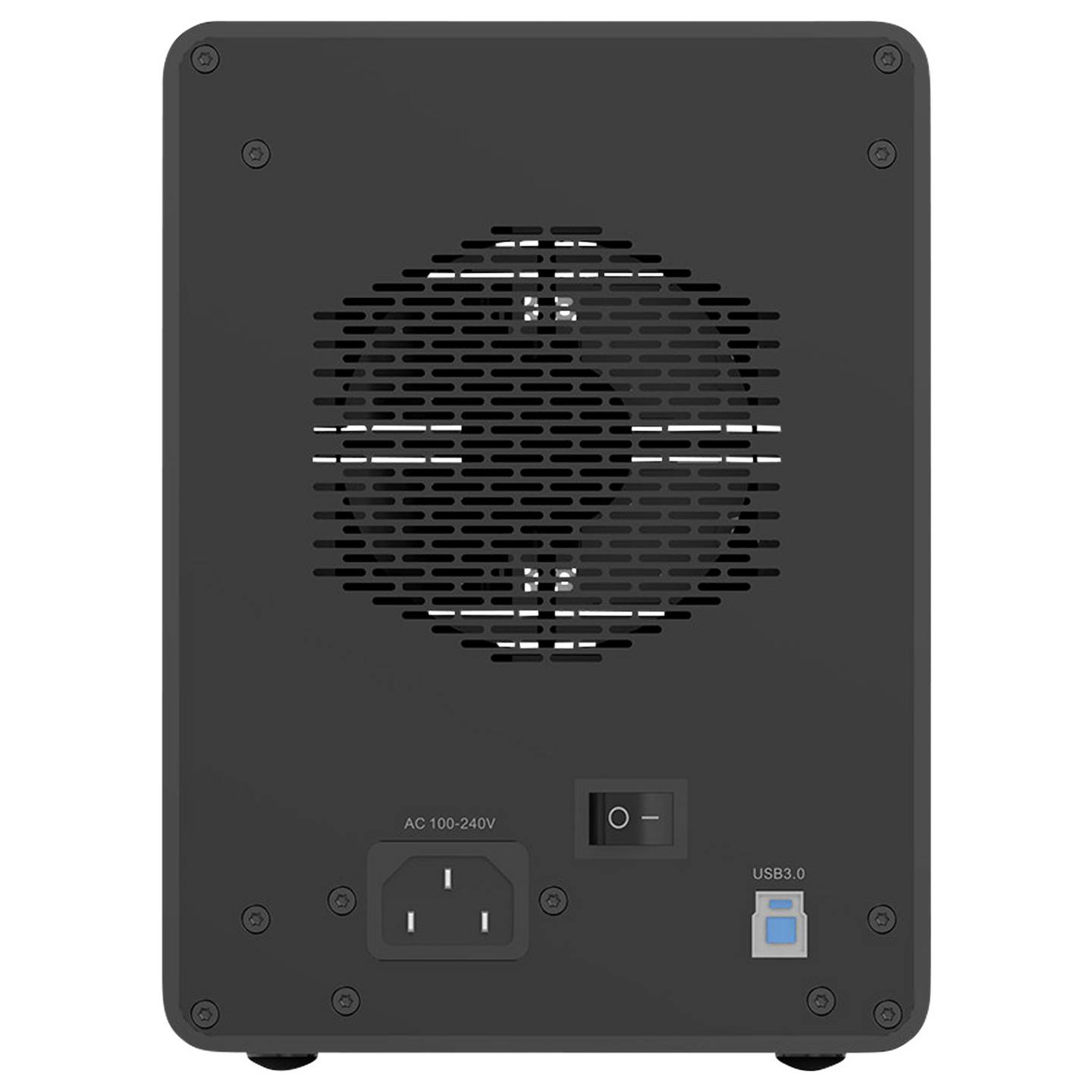 B-Ware Renkforce Festplattengehäuse Speicherbox 3.5 Zoll Usb Bay Aluminium Schwarz - 4064161342870