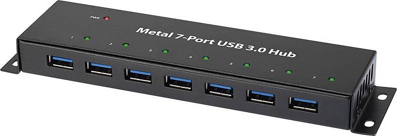 Renkforce 7 Port Usb 3.0 Hub Verteiler Kabel Wandmontage 5 G Bit/S Siehe Text/Foto B-Ware - 4016138969566