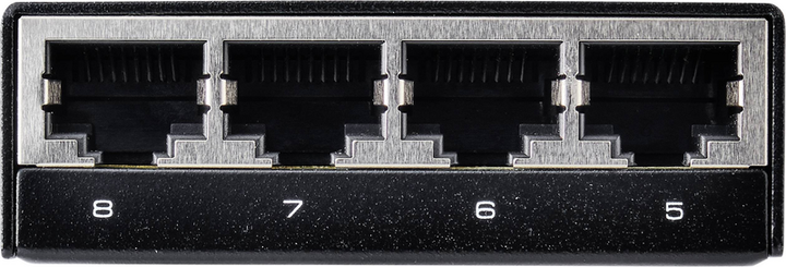 Renkforce Netzwerk Switch 8 Port Gigabit Ethernet Schwarz Kompakt Router B-Ware - 4064161074009