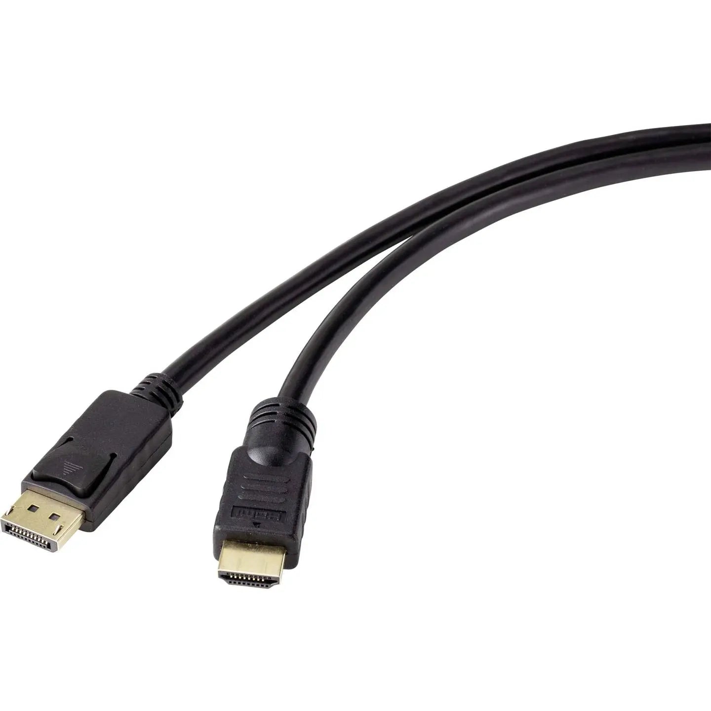B-Ware Renkforce Adapterkabel Display Port Zu Hdmi Verbindungskabel Schwarz 10 M 3 Stück - 4064161147451