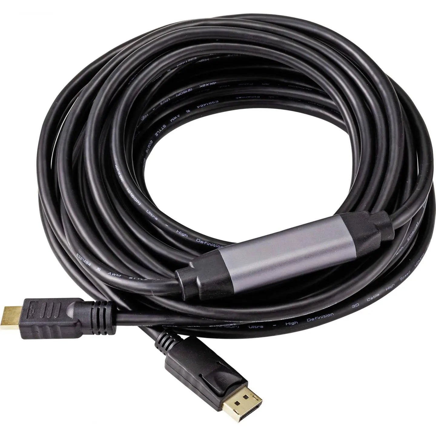B-Ware Renkforce Adapterkabel Display Port Zu Hdmi Verbindungskabel Schwarz 10 M 3 Stück - 4064161147451