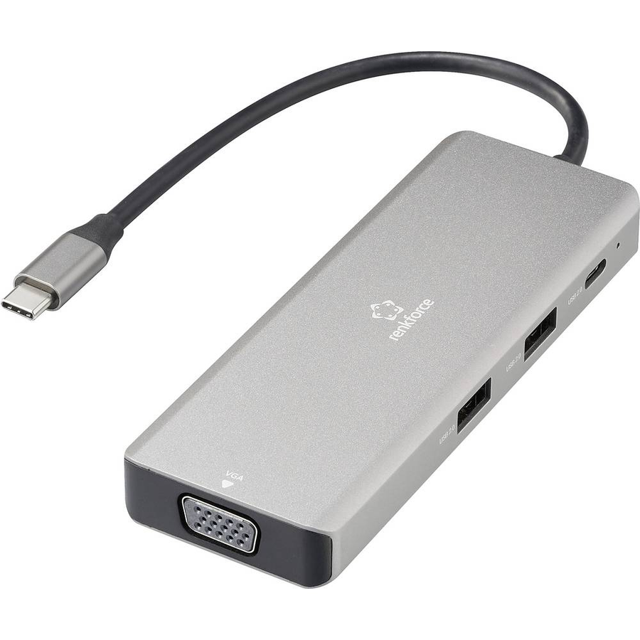 Renkforce Dockingstation Usb C Rf Dks 906 Universal 8 K Pc Zubehör Laptop Zubehör B-Ware - 4064161333649