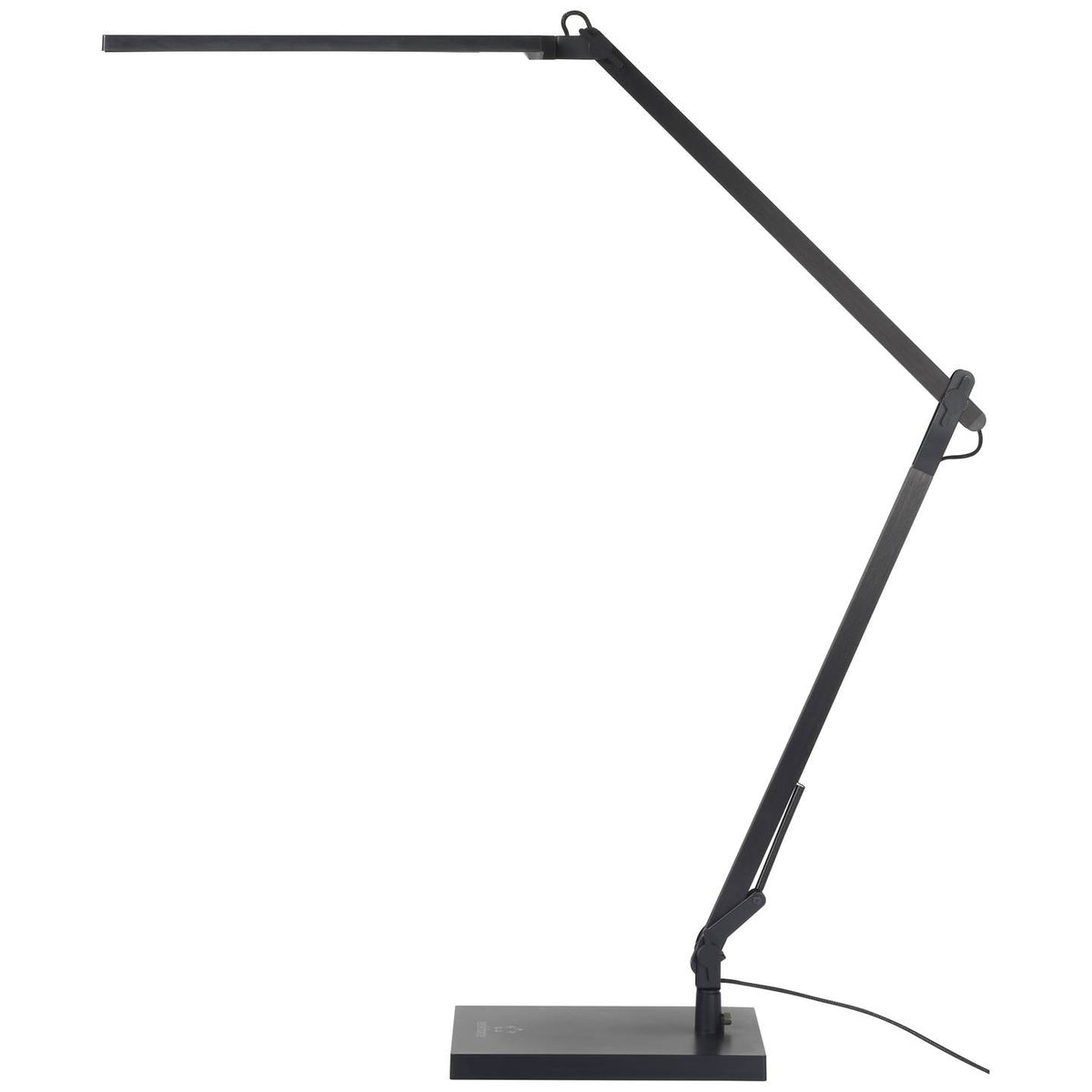 RENKFORCE LED Tischleuchte Schreibtischlampe Flexarm Dimmbar Schwarz Kunststoff - 4064161335605