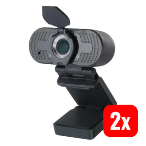 B-Ware Renkforce Full Hd Webcam Kamera Microfon Pc 1920x1080 Pixel Klemme 2 Stück